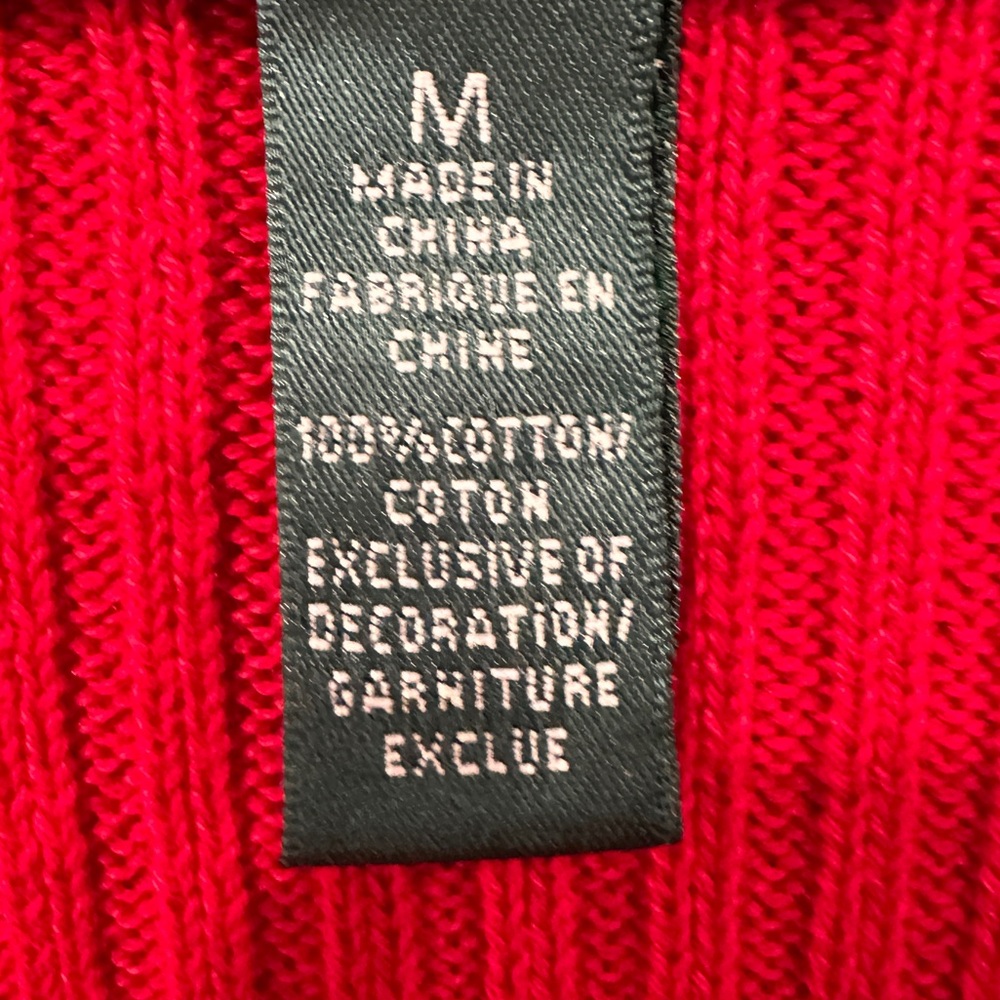 Ralph Lauren Red Cardigan with Dramatic Collar - Picture 8 of 8